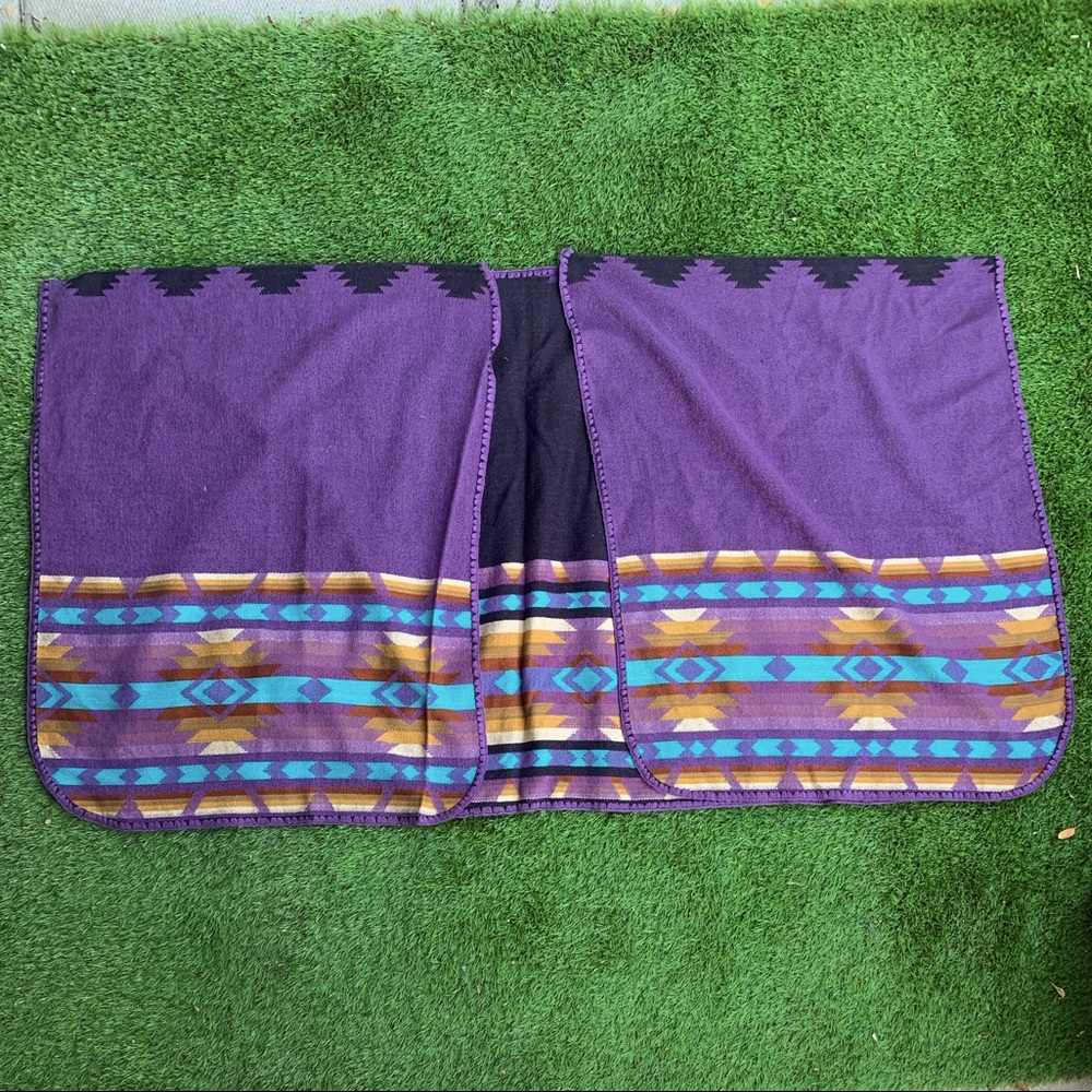 Purple poncho